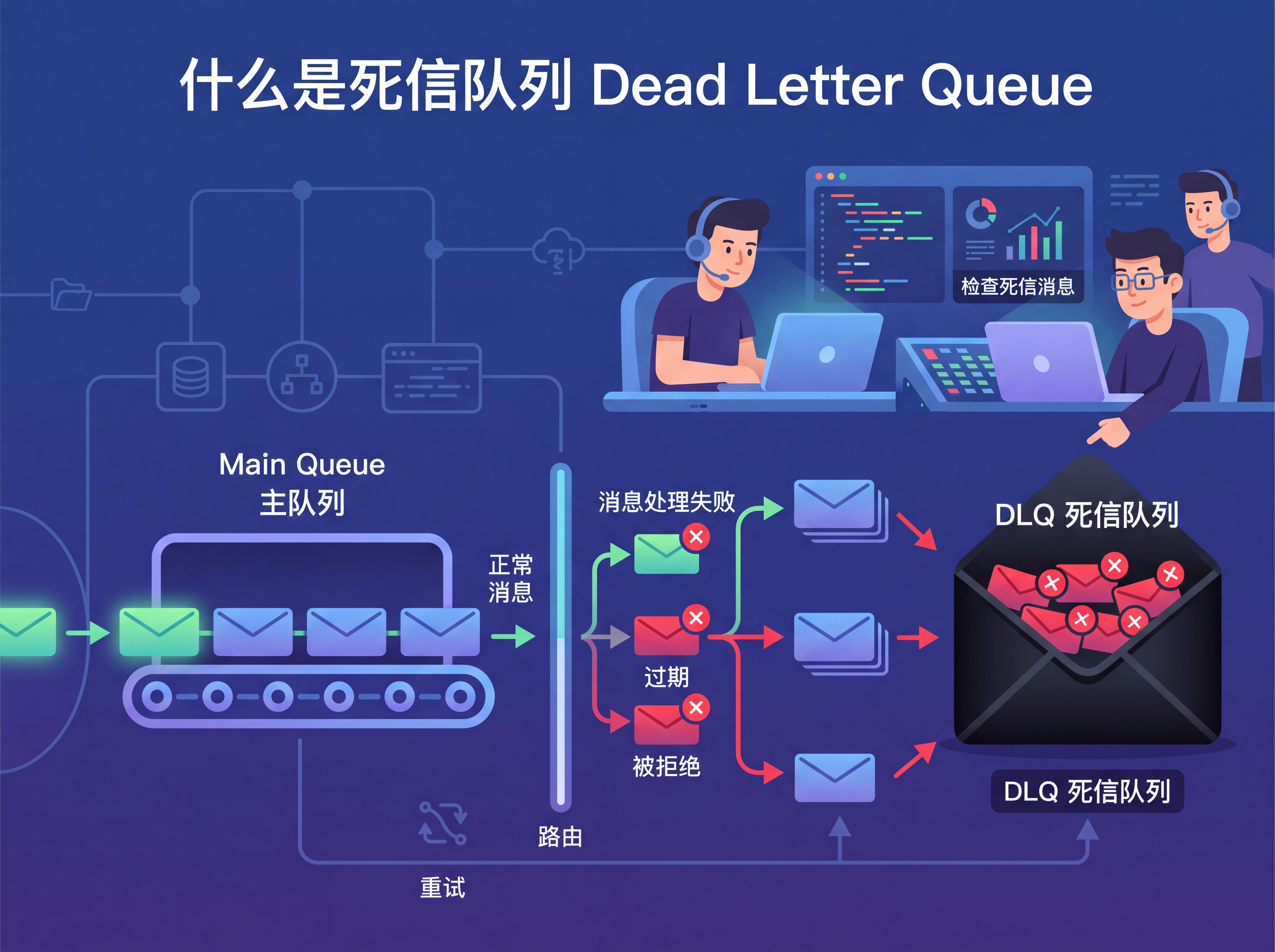 别让"坏消息"污染队列:前端全栈开发者必懂的死信队列(DLQ)