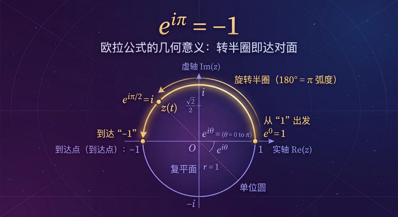 欧拉恒等式:为什么它被称为"最美数学公式"?