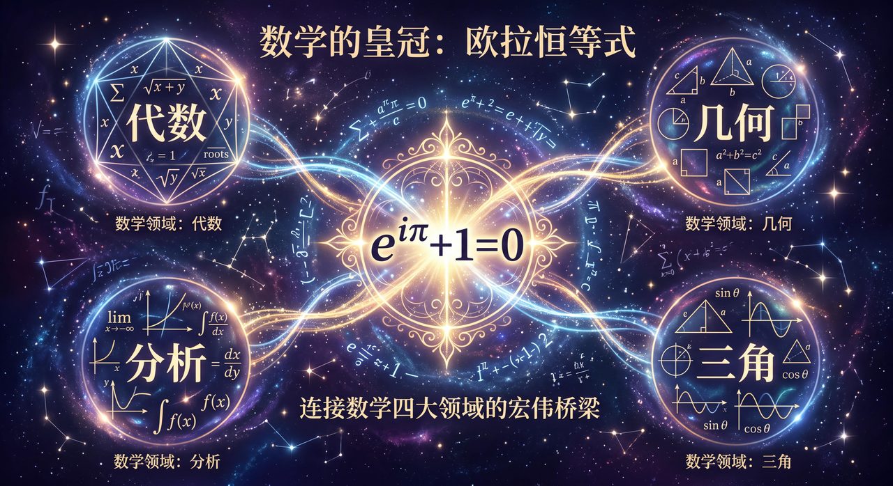 欧拉恒等式连接数学各领域