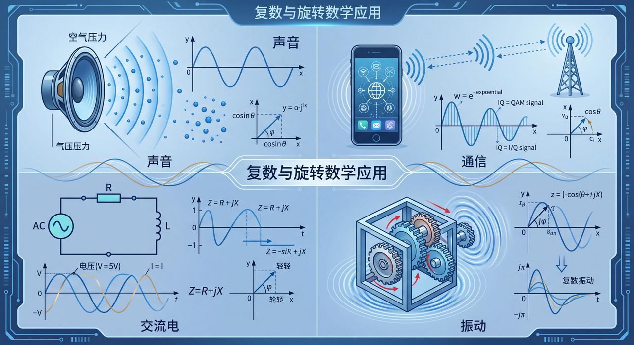 复数与旋转数学的实际应用