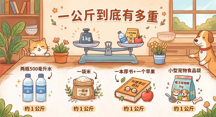 一公斤到底有多重:生活参照物