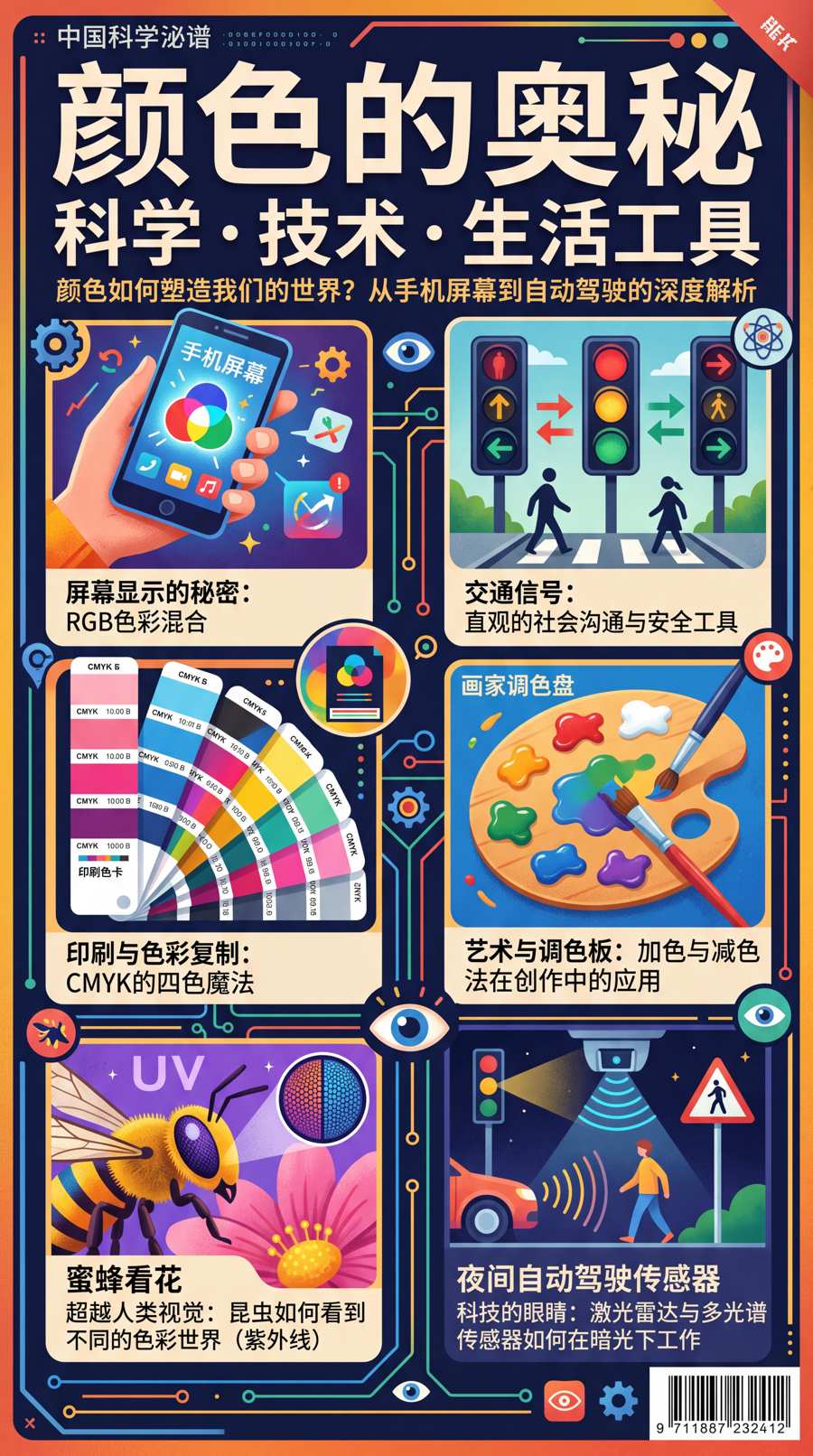 颜色在技术与生活中的应用场景