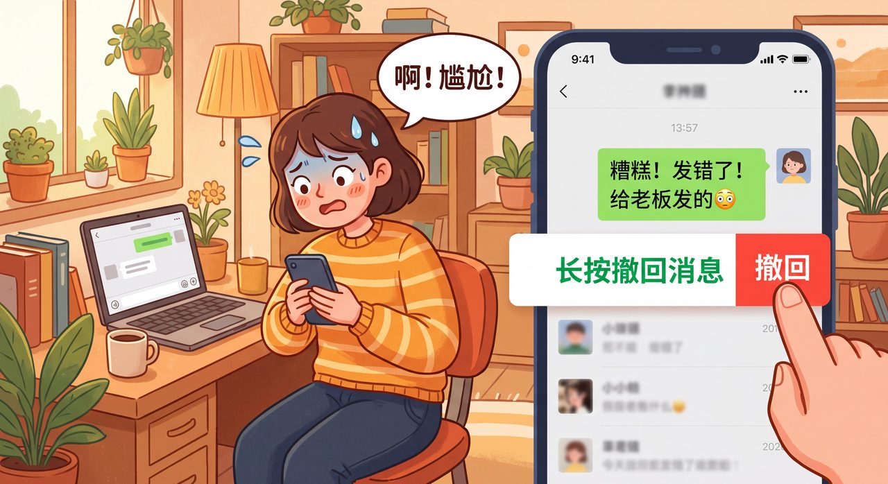 你撤回一条消息时，服务器后台到底发生了什么?