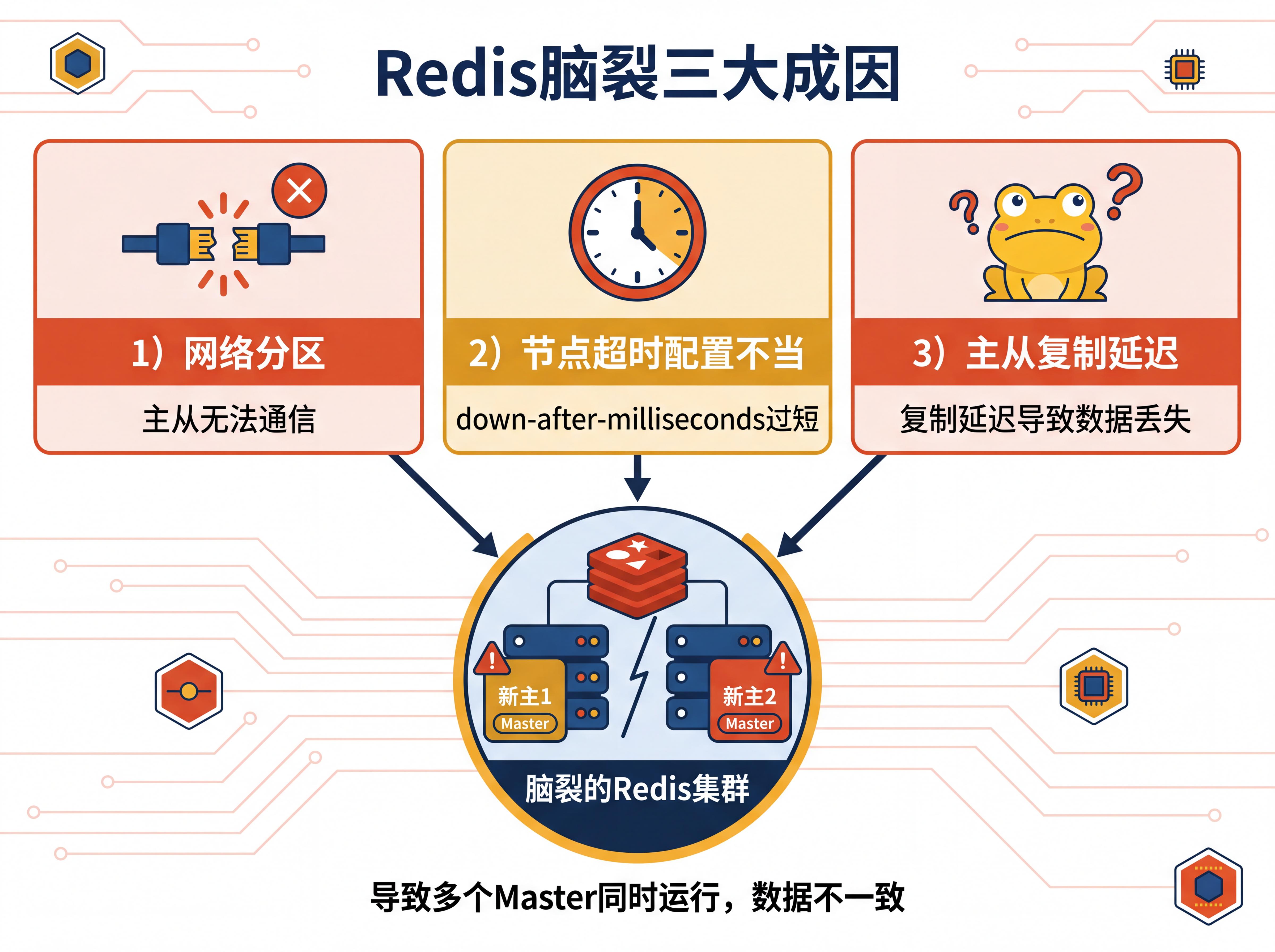 Redis 也会"精神分裂"?前端全栈开发者必懂的脑裂现象与解决方案