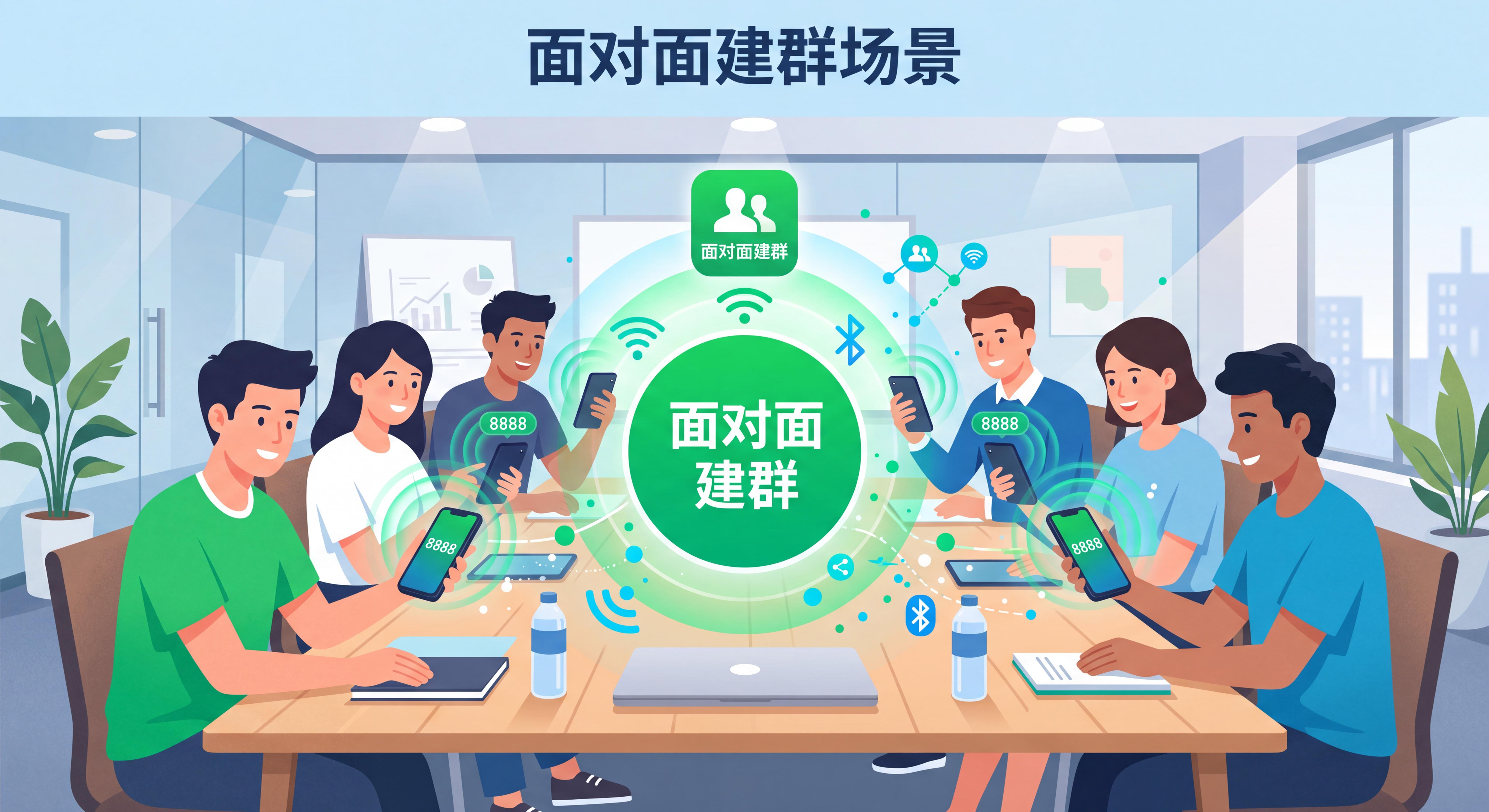 揭秘微信"面对面建群"：几个数字背后的分布式协同魔法