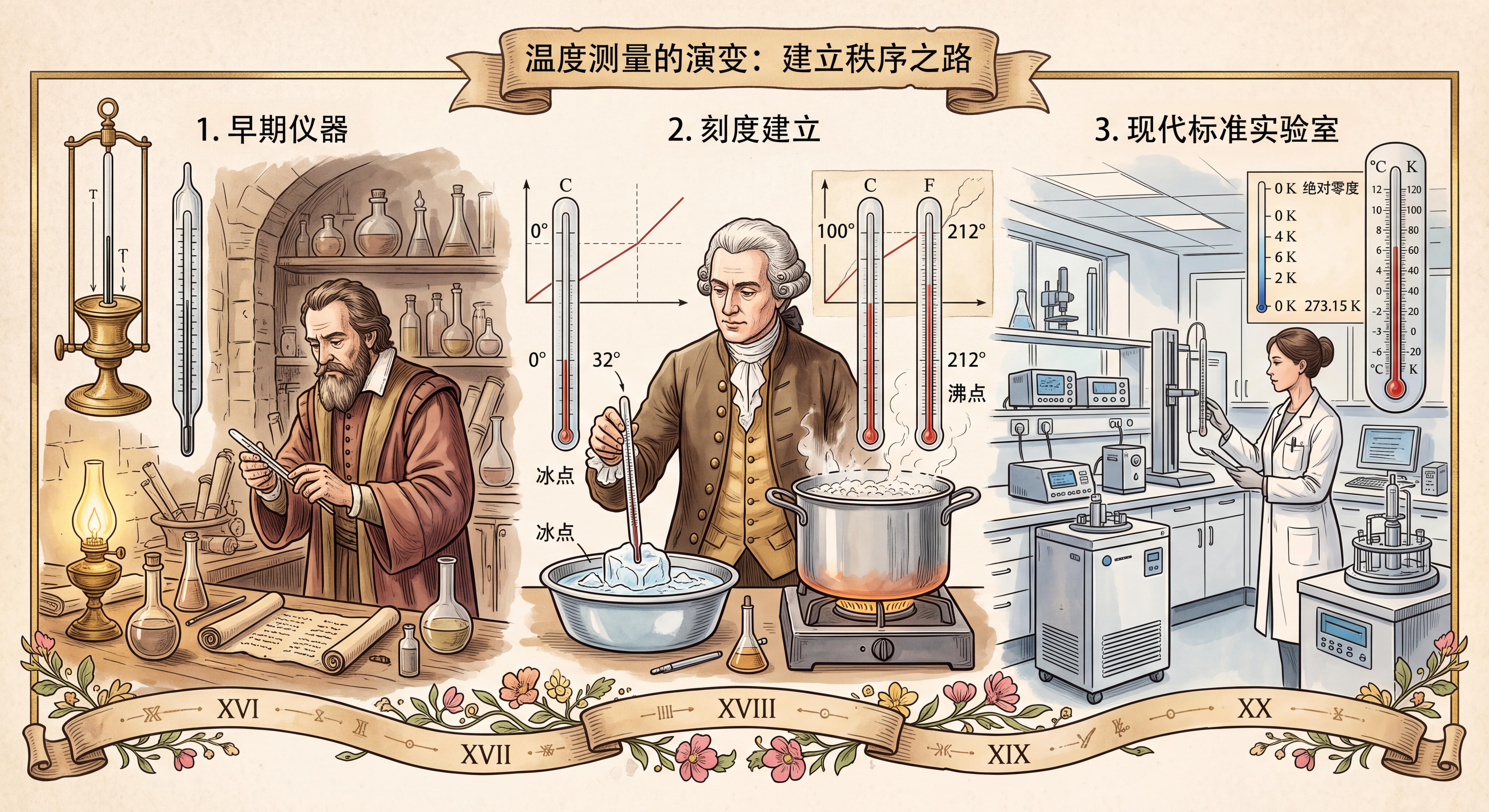 温标历史演变与人类建立测量秩序