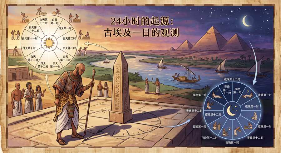 一天为什么是 24 小时？