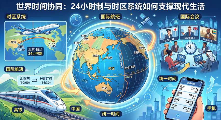 全球时区与现代协同插图