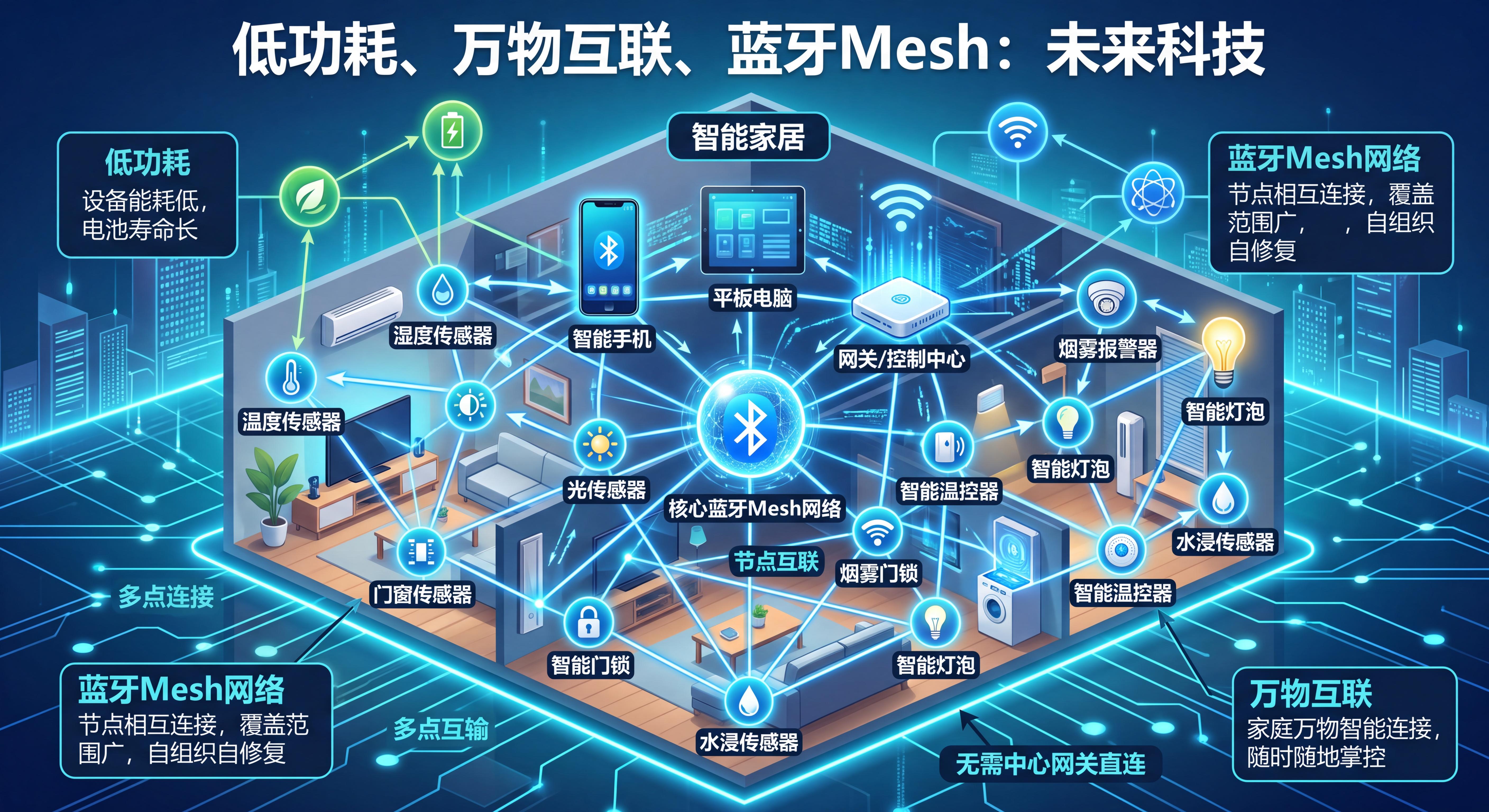 蓝牙未来：低功耗与Mesh网络
