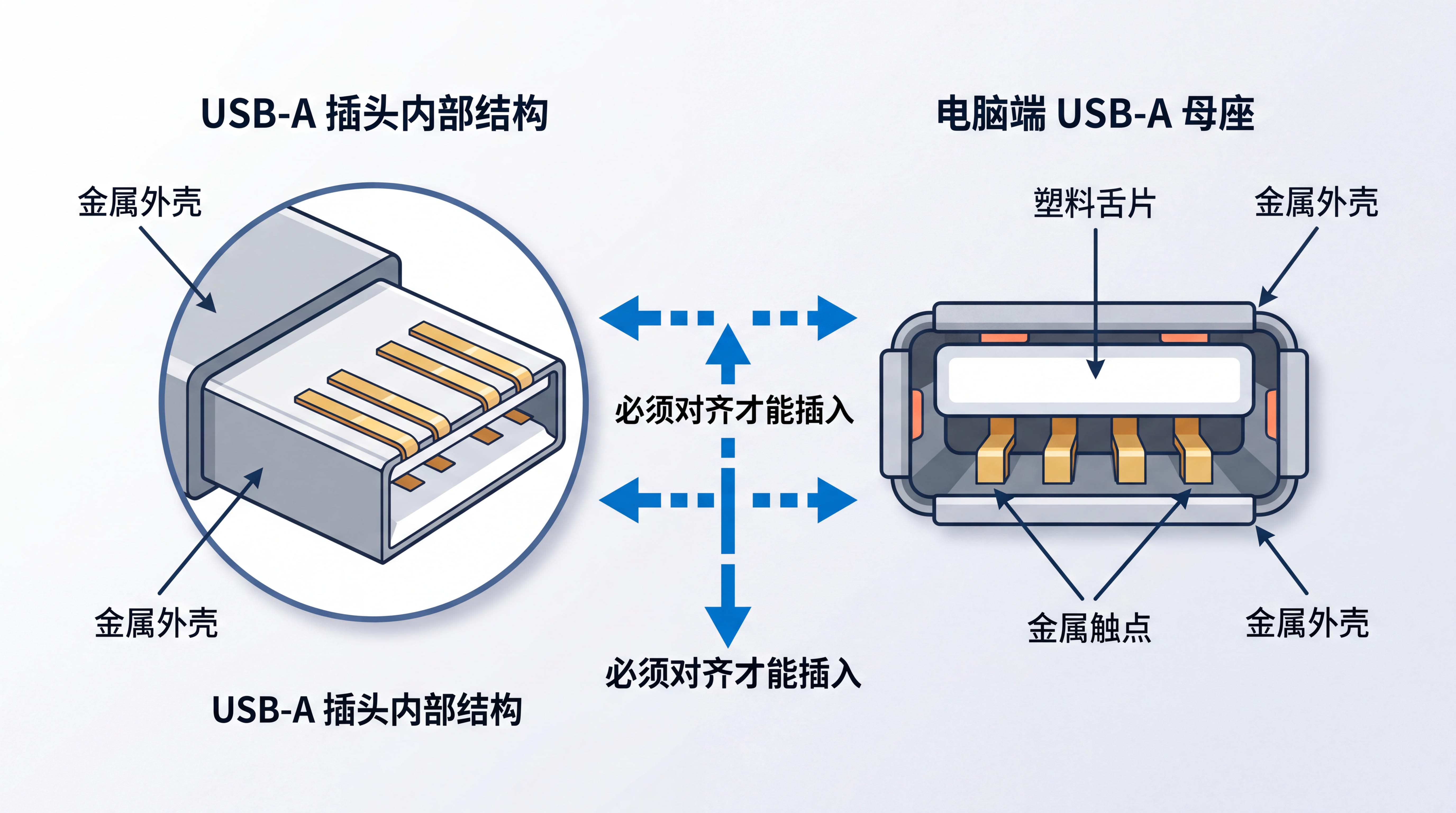 USB 插口为什么总要试三次才能插对？一个被骂了二十多年的设计